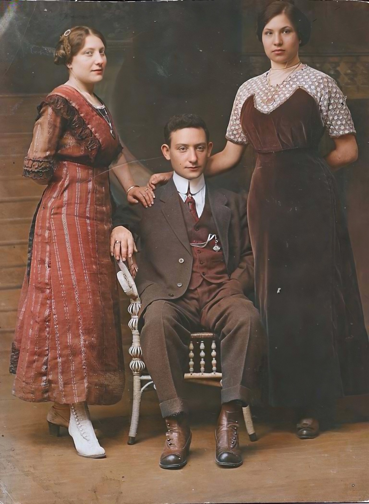 Becky, Louis Dumes, and Becky